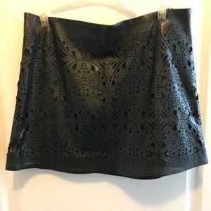 Forever 21 Faux Leather Mini Skirt
